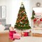 Costway 5Ft/6Ft/7Ft/8Ft Artificial PVC Christmas Tree W/Stand Holiday Season Indoor Outdoor Green